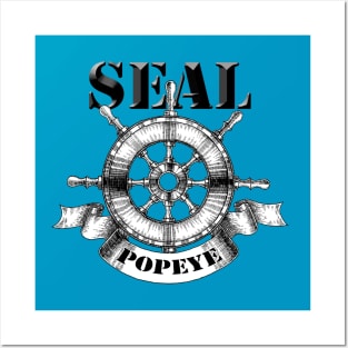 Seal Popeye Posters and Art